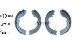 Bremsbackensatz Hinterachse für SUBARU FORESTER IMPREZA Coupe Stufenheck