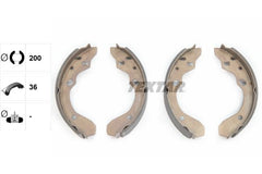 Bremsbackensatz Hinterachse für MAZDA 323 C IV V F P S MX-3