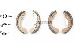 Bremsbackensatz Hinterachse für OPEL CORSA C TIGRA TwinTop ASTRA F Kasten/Kombi