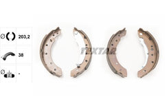 Bremsbackensatz Hinterachse für PEUGEOT 206+ 206 Schrägheck SW Stufenheck Van