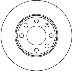 2x Bremsscheibe Vorderachse für AUDI VW A2 LUPO I