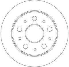2x Bremsscheibe Hinterachse für CITROËN FIAT PEUGEOT JUMPER I Kasten Bus