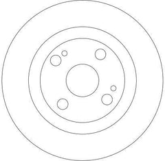 2x Bremsscheibe Hinterachse für MAZDA 323 F VI Schrägheck S Stufenheck