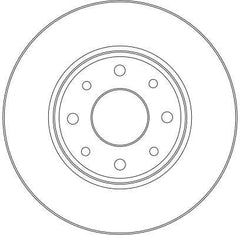 2x Bremsscheibe Vorderachse für FIAT FORD 500 C PANDA / CLASSIC