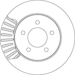 2x Bremsscheibe Vorderachse für CHRYSLER DODGE PLYMOUTH GRAND VOYAGER III VAN /