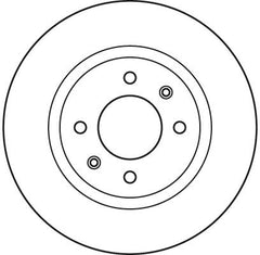 2x Bremsscheibe Vorderachse für HYUNDAI KIA i10 I II Stufenheck III