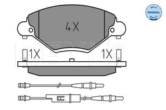 Bremsbelagsatz Scheibenbremse Vorderachse für CITROËN C5 I Break II Kasten/Kombi