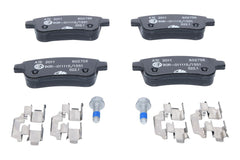 Bremsbelagsatz Scheibenbremse Hinterachse für RENAULT CLIO V FLUENCE MEGANE III