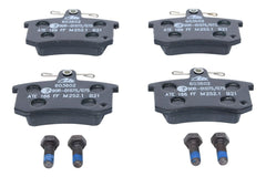 Bremsbelagsatz Scheibenbremse Hinterachse für AUDI 80 B2 Stufenheck B3 B4 Avant