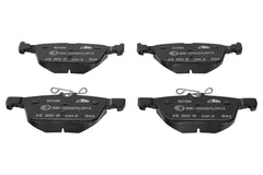 Bremsbelagsatz Scheibenbremse Hinterachse für AUDI SEAT SKODA VW CUPRA A3