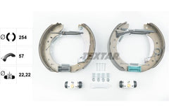 Bremsbackensatz Hinterachse für CITROËN PEUGEOT JUMPY II Kasten EXPERT