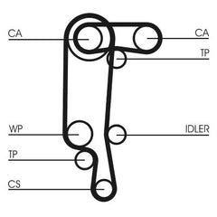Zahnriemen für AUDI SEAT SKODA VW A2 ALTEA XL AROSA CORDOBA Vario IBIZA II III