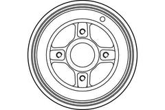 2x Bremstrommel Hinterachse für RENAULT DACIA CLIO I II Kasten/Schrägheck LOGAN