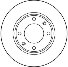 2x Bremsscheibe Vorderachse für CITROËN PEUGEOT AX SAXO XSARA Break Coupe ZX