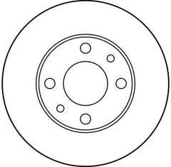 2x Bremsscheibe Vorderachse Hinterachse für FIAT LANCIA SEAT ZASTAVA FSO