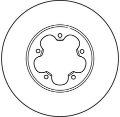 2x Bremsscheibe Vorderachse für FORD TRANSIT Kasten Pritsche/Fahrgestell Bus