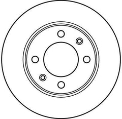 2x Bremsscheibe Hinterachse für CITROËN PEUGEOT SAXO XSARA Break Coupe ZX