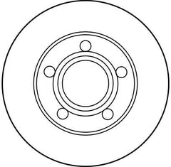 2x Bremsscheibe Hinterachse für AUDI SKODA VW 100 C3 Stufenheck Avant C4 A6 C5