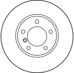 2x Bremsscheibe Vorderachse für BMW 5 Touring
