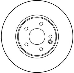 2x Bremsscheibe Vorderachse für CHRYSLER MERCEDES-BENZ CROSSFIRE Roadster