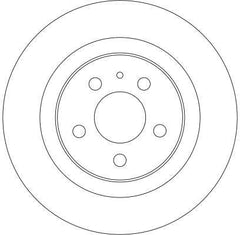 2x Bremsscheibe Hinterachse für CITROËN FIAT LANCIA PEUGEOT C8 Van ULYSSE PHEDRA