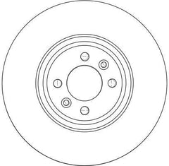 2x Bremsscheibe Vorderachse für RENAULT SCÉNIC II GRAND