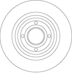 2x Bremsscheibe Hinterachse für RENAULT MEGANE II Grandtour Kasten/Kombi SCÉNIC
