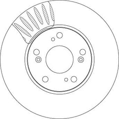 2x Bremsscheibe Vorderachse für HONDA ACCORD VII Tourer
