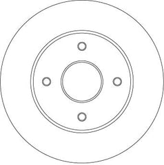 2x Bremsscheibe Hinterachse für CITROËN PEUGEOT C4 I Coupe Stufenheck