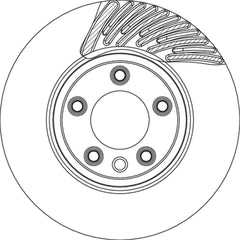 Bremsscheibe Vorderachse links für AUDI PORSCHE VW Q7 Van CAYENNE PANAMERA