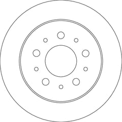 2x Bremsscheibe Hinterachse für CITROËN FIAT PEUGEOT JUMPER II Kasten