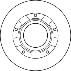 2x Bremsscheibe Hinterachse für FORD TRANSIT Kasten Pritsche/Fahrgestell Bus