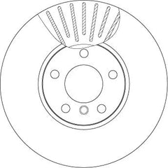 2x Bremsscheibe Vorderachse für BMW X5 X6