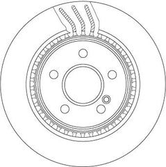 2x Bremsscheibe Hinterachse für MERCEDES-BENZ C-KLASSE T-Model Coupe E-KLASSE