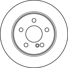 2x Bremsscheibe Hinterachse für MERCEDES-BENZ C-KLASSE T-Model Coupe