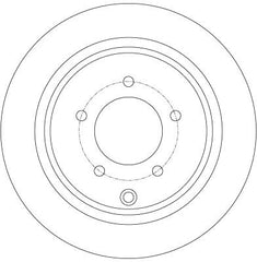 2x Bremsscheibe Hinterachse für CITROËN LANCIA MITSUBISHI PEUGEOT C4 AIRCROSS