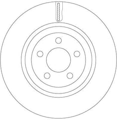 2x Bremsscheibe Vorderachse für CHRYSLER DODGE LANCIA 300C Touring CHARGER THEMA