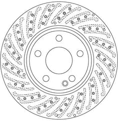 2x Bremsscheibe Vorderachse für MERCEDES-BENZ VW A-KLASSE B-KLASSE Sports