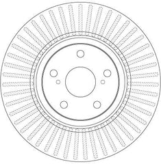 2x Bremsscheibe Vorderachse für TOYOTA AVENSIS Stufenheck Kombi VERSO