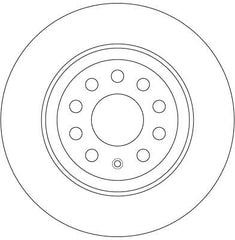 2x Bremsscheibe Hinterachse für AUDI SEAT SKODA VW A3 Sportback Limousine Q3 TT