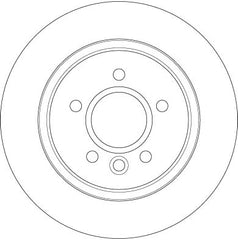 2x Bremsscheibe Hinterachse für VOLVO V40 Schrägheck Cross Country