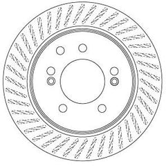 2x Bremsscheibe Hinterachse für SSANGYONG RODIUS I II