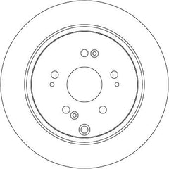 2x Bremsscheibe Hinterachse für HONDA CR-V II III IV