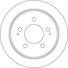 2x Bremsscheibe Hinterachse für SSANGYONG ACTYON I SPORTS II KYRON REXTON / VAN