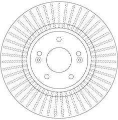2x Bremsscheibe Vorderachse für HYUNDAI KIA GRAND SANTA FÉ FE IV II III