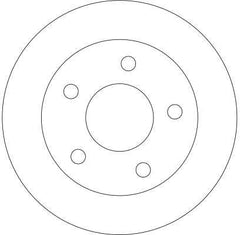 2x Bremsscheibe Hinterachse für NISSAN ALMERA TINO PRIMERA Hatchback Traveller