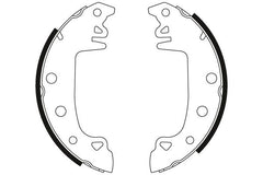 Bremsbackensatz Hinterachse für ALFA ROMEO CITROËN FIAT PEUGEOT RENAULT TALBOT