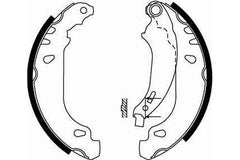 Bremsbackensatz Hinterachse für RENAULT DACIA CLIO II LOGAN I SANDERO/STEPWAY