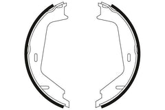 Bremsbackensatz Feststellbremse Hinterachse für VOLVO S60 I S80 II V70 III XC70