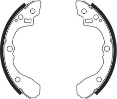 Bremsbackensatz Hinterachse für HYUNDAI KIA ix35 SEPHIA Stufenheck SHUMA I II